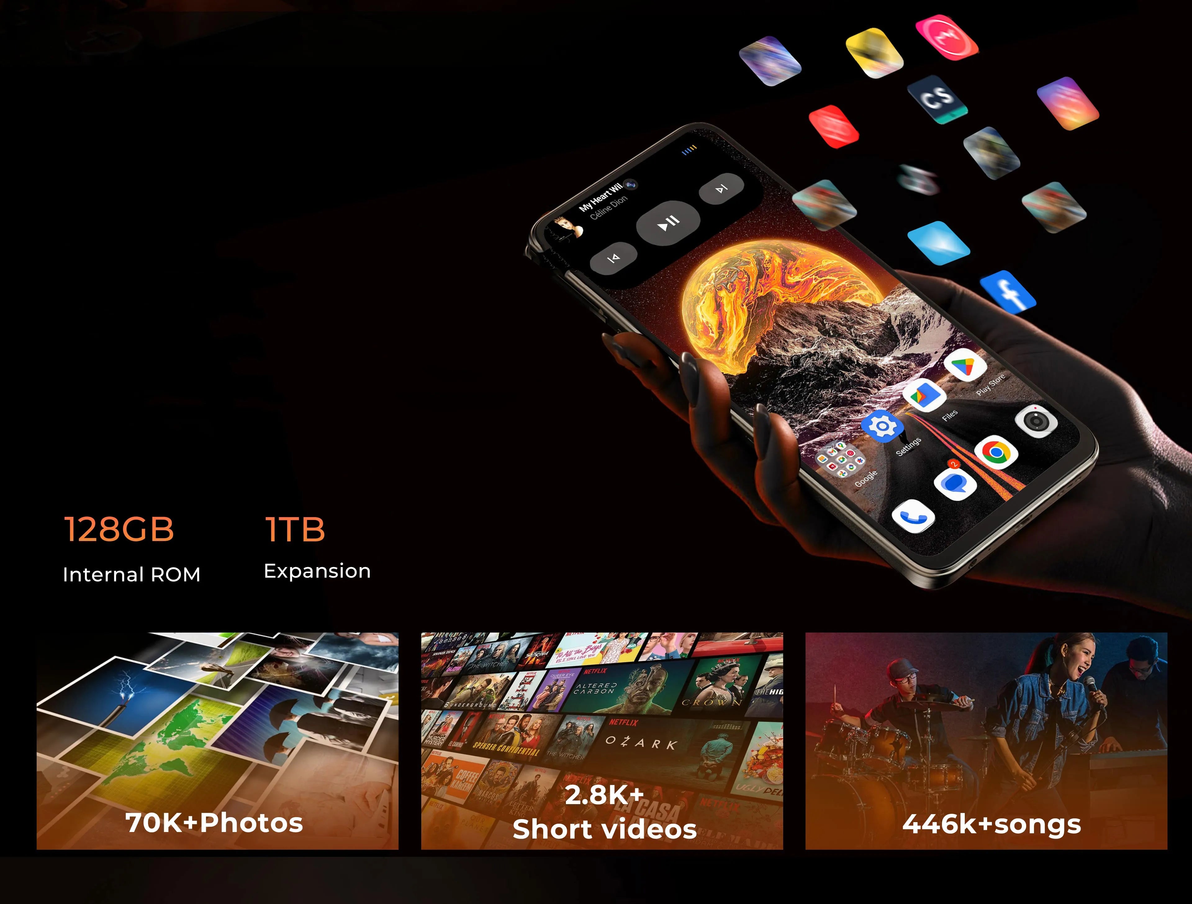 HOTWAV Note 18 Pro Storage