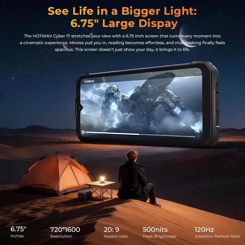 HOTWAV Cyber 17 Rugged Phone - HOTWAV