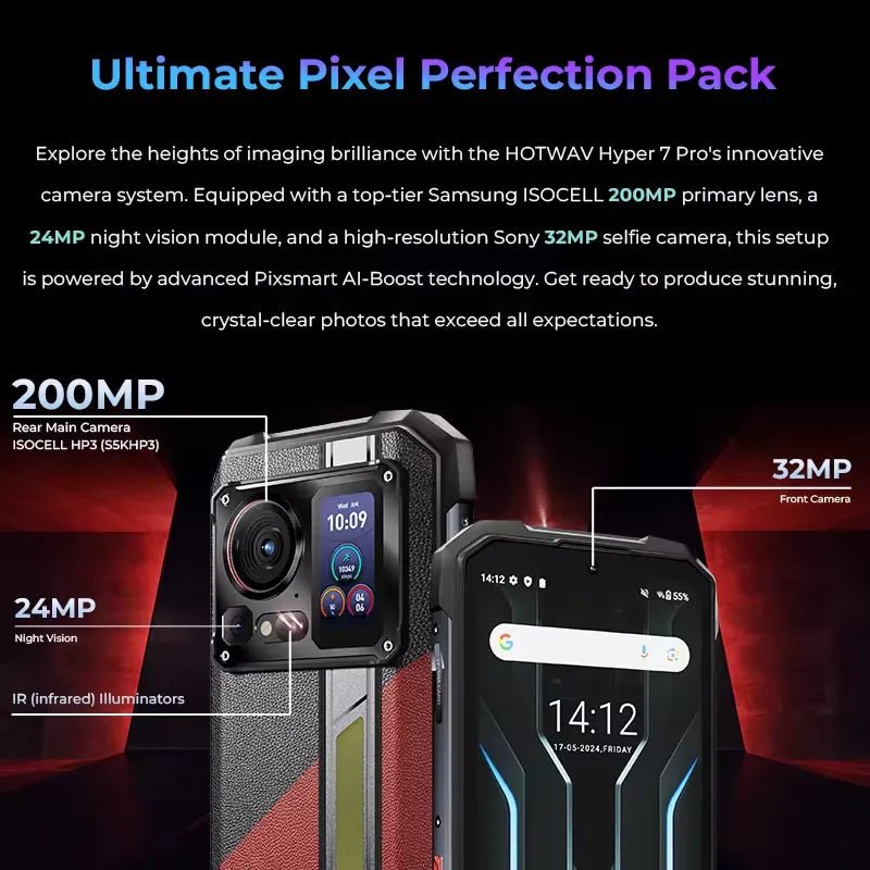 HOTWAV Hyper 7 Pro Rugged Phone - HOTWAV