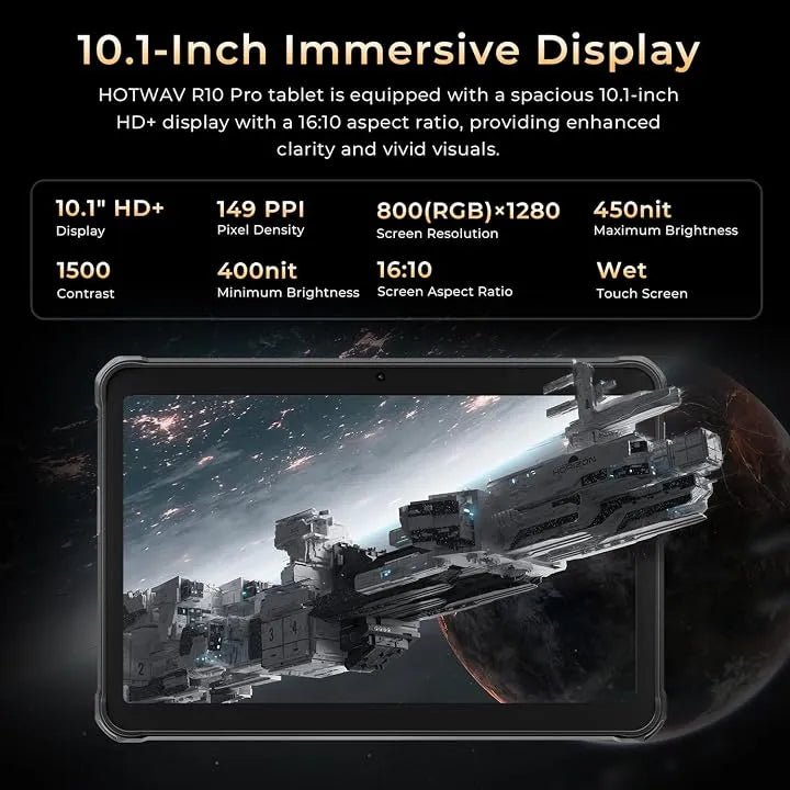 HOTWAV R10 Pro Rugged Tablet - HOTWAV