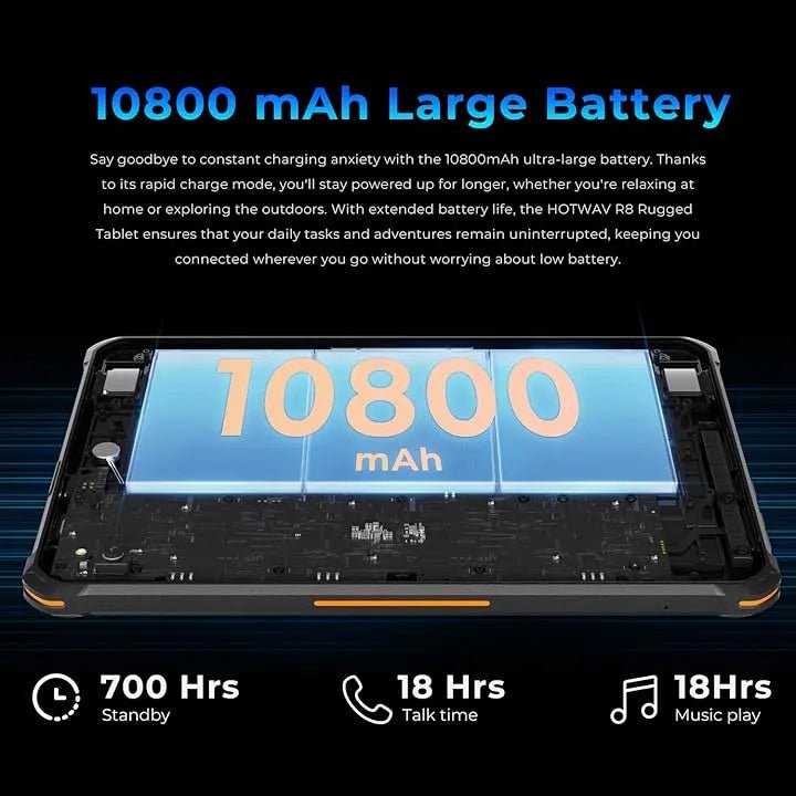 HOTWAV R8 Rugged Tablet - HOTWAV