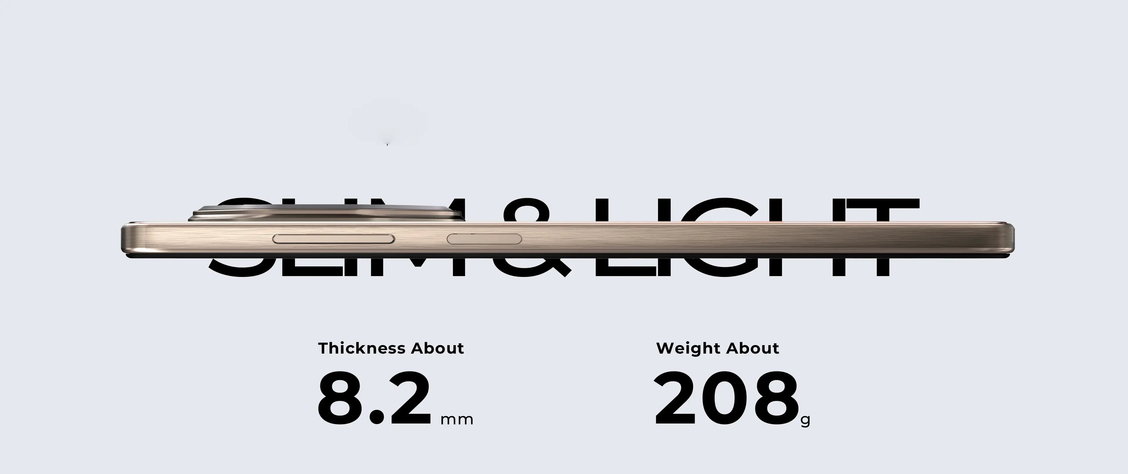 Ultra-slim design