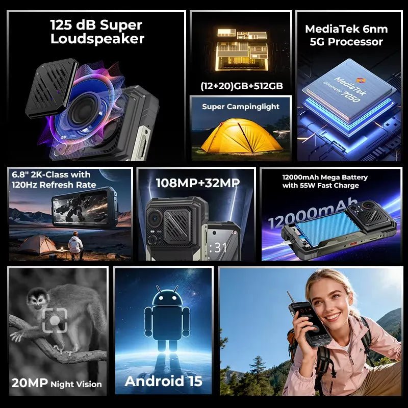 HOTWAV Hyper 8 Pro Rugged Phone - HOTWAV